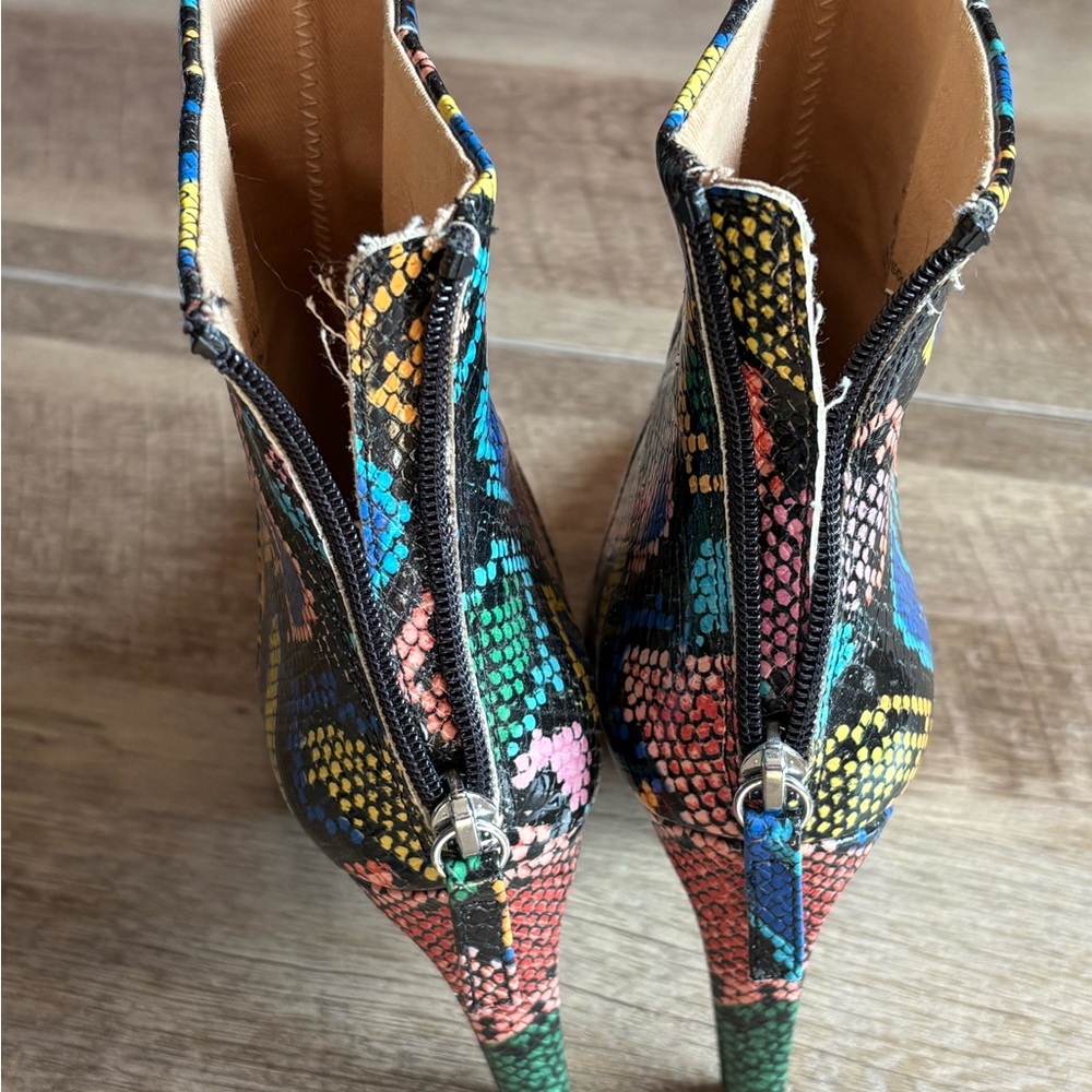 Steve Madden Multicolor Patterned Heeled Boots - image 7